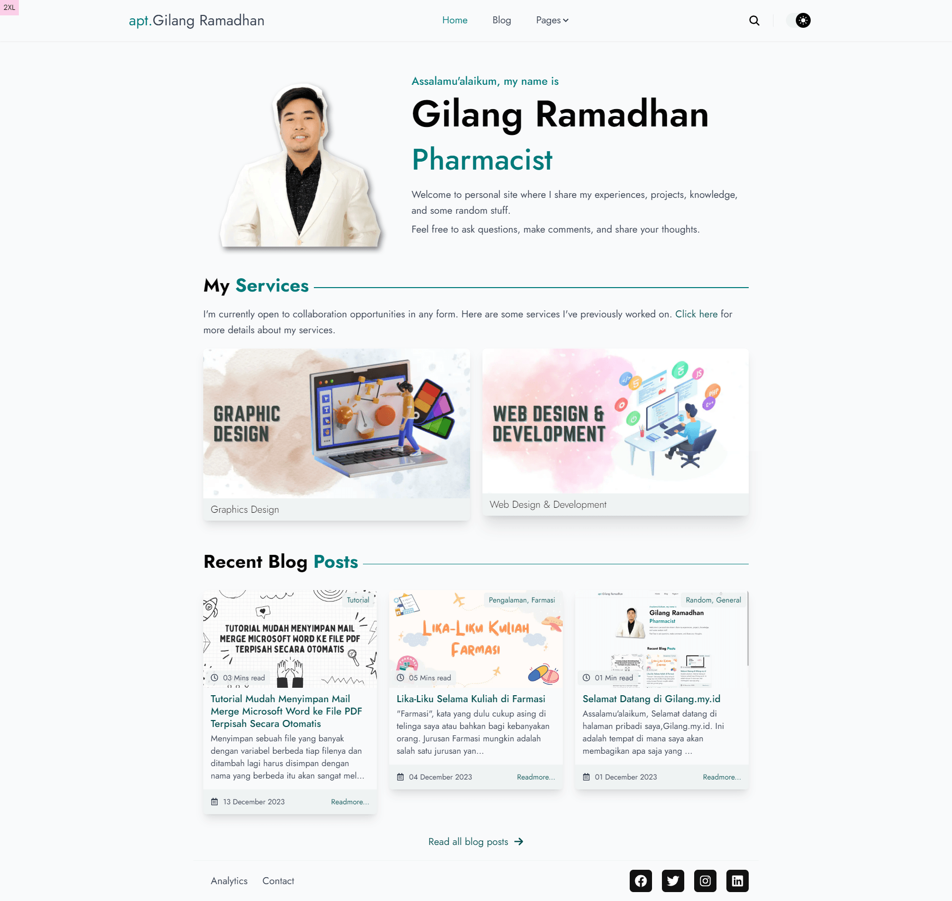 Thumbnail for article Selamat Datang di Gilang.my.id